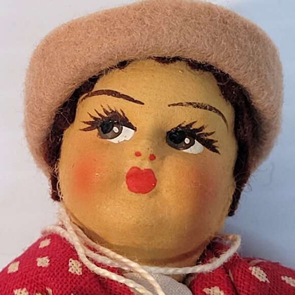 Eros Firenze 24 Sorrento 15 Italian Cloth Dolls 1950s Florence Italy 6'' Set 2 - Picture 5 of 12